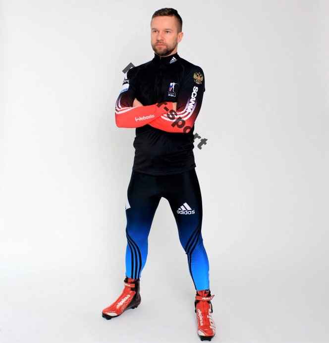 Гоночный Костюм РОССИЯ синий (биатлон)