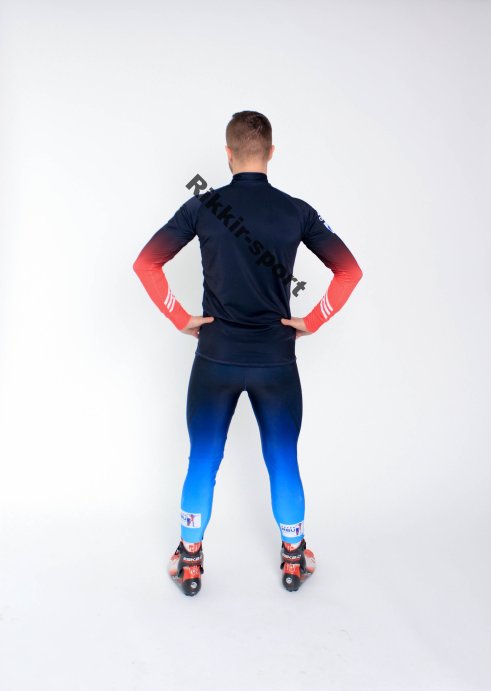 Гоночный Костюм РОССИЯ синий (биатлон)