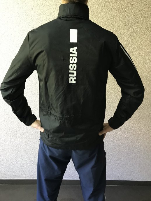 Ветровка Россия черн.