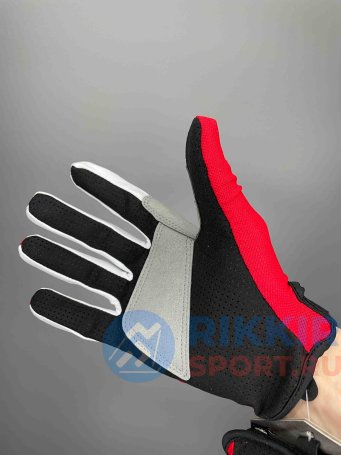 Перчатки для лыжероллеров SKI TIME ROLLER Sphere бело-красные