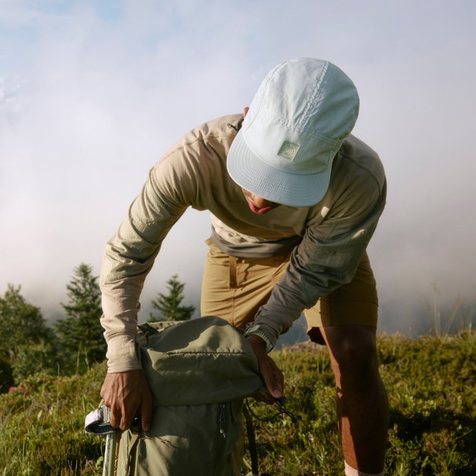 Кепка Buff 5 Panel Explore Cap Slen Seagrove Green 131394.826.10.00 в Твери