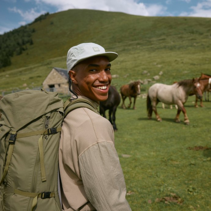 Кепка Buff 5 Panel Explore Cap Slen Seagrove Green 131394.826.10.00 в Твери