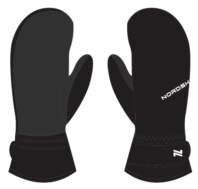 Варежки Nordski Arctic Black Membrane NSV230100 в Твери
