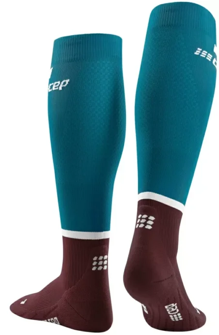 Компрессионные гольфы CEP женские C124W сине-зелёный/бордовый WP20-9-R