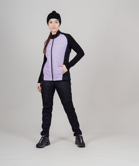 Жилет Nordski Hybrid Lavender/Black W NSW861617