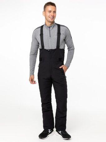 Брюки утепленные MOAX Siberia BIB с лямками муж. MX2317/10000 чёрный