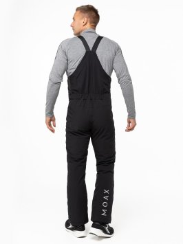 Брюки утепленные MOAX Siberia BIB с лямками муж.	 MX2317/10000 чёрный