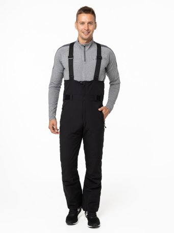 Брюки утепленные MOAX Siberia BIB с лямками муж. MX2317/10000 чёрный