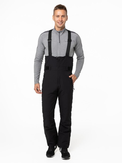 Брюки утепленные MOAX Siberia BIB с лямками муж.	 MX2317/10000 чёрный
