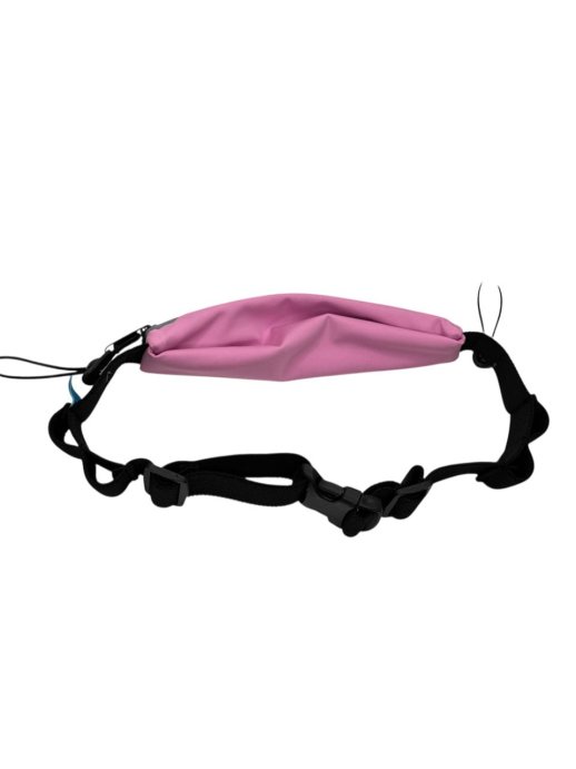 Поясная сумка FOXO3 марафон (держатели для номера и 4 гелей) пудра