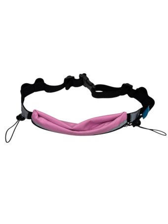 Поясная сумка FOXO3 марафон (держатели для номера и 4 гелей) пудра