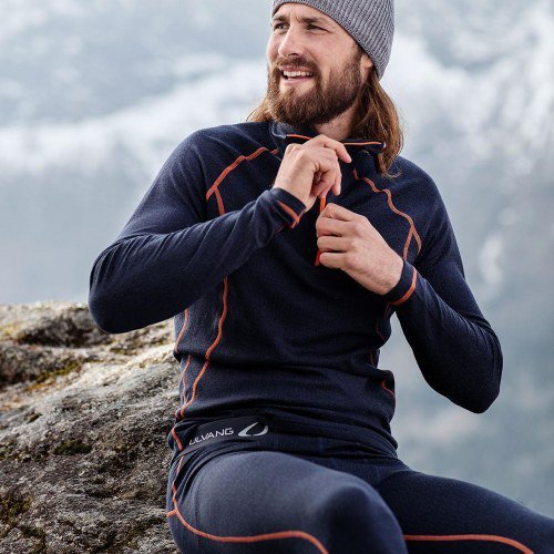 Термофутболка ULVANG 50Fifty 2.0 с воротн. муж 57391/11727 гранит/угольн. в Твери