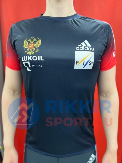 Футболка РОССИЯ 2020 тёмн.-синий &quot;ЛЫЖНЫЕ ГОНКИ&quot;