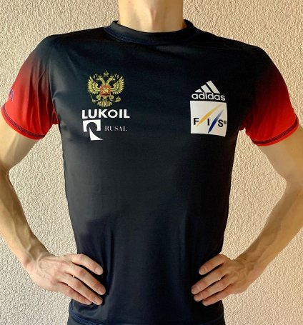 Футболка РОССИЯ 2020 тёмн.-синий &quot;ЛЫЖНЫЕ ГОНКИ&quot;