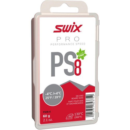 Парафин SWIX PS8 Red, -4°C/+4°C, 60гр в Твери