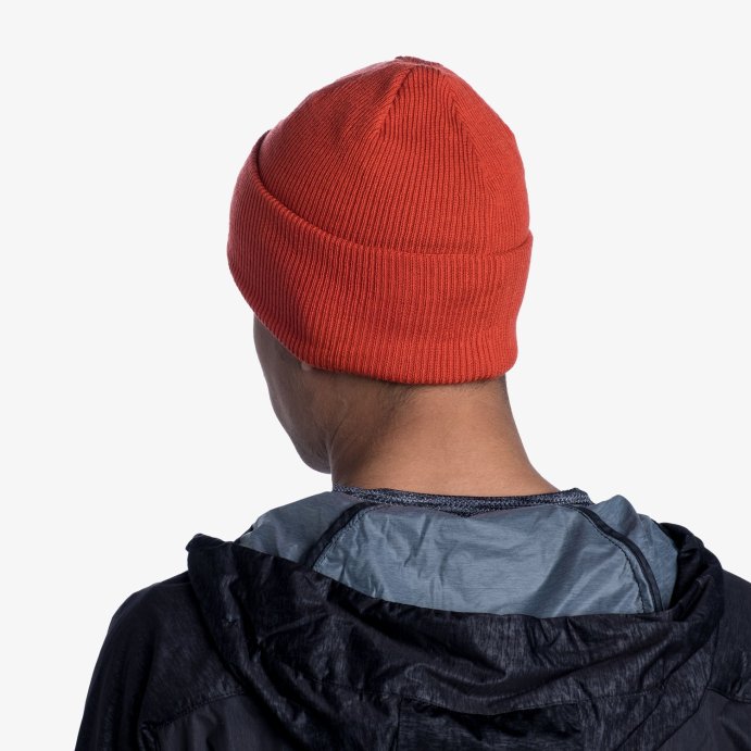Шапка Buff Crossknit Hat Solid Fire 126483.220.10.00 в Твери
