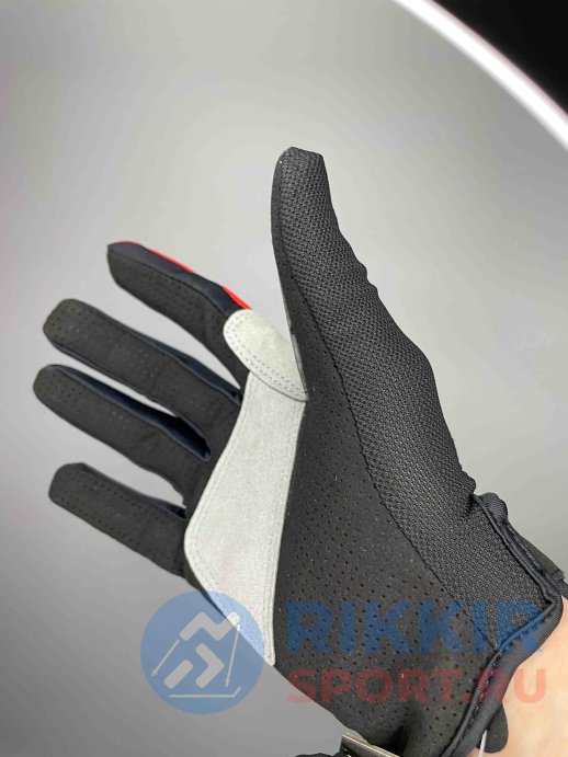 Перчатки для лыжероллеров SKI TIME ROLLER Sphere черно-красные