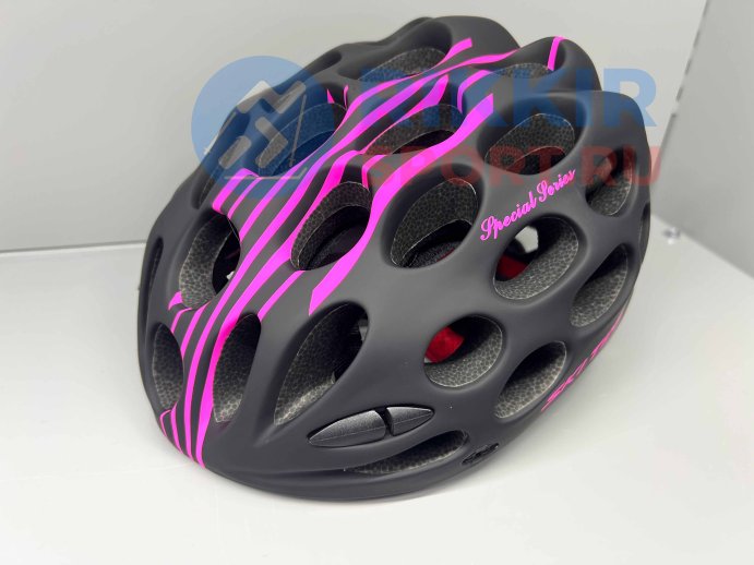 Шлем для лыжероллеров Ski Time матово-розовый