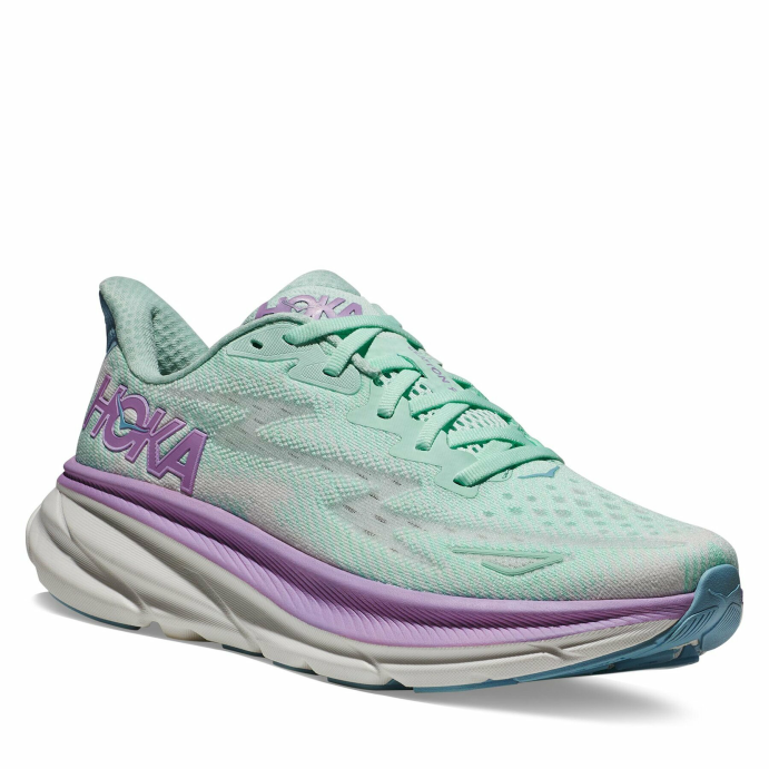 Кроссовки Hoka W CLIFTON 9 Sunlit Ocean / Lilac Mist