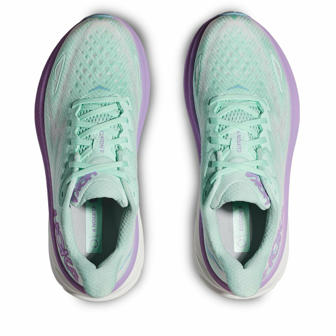 Кроссовки Hoka W CLIFTON 9 Sunlit Ocean / Lilac Mist
