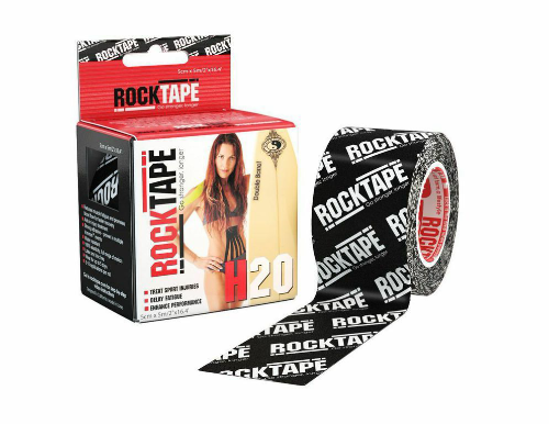 тейп-лента RockTape H2O, 5см х 5м, черный логотип RCT100-BKLGH2OOS в Твери