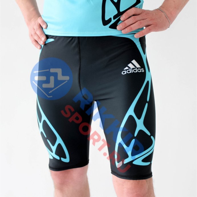 Шорты беговые РОССИЯ бирюзовые вставки в Твери