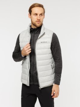 Жилет пуховый MOAX Igora light PACK муж. MX415411/30360 светло-серый
