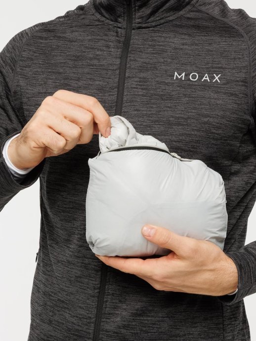 Жилет пуховый MOAX Igora light PACK муж. MX415411/30360 светло-серый