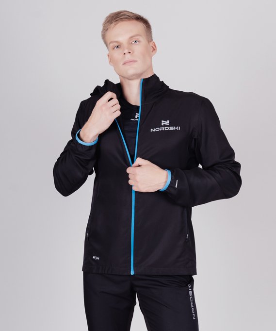 Ветровка Nordski Run Black NSM279100 в Санкт-Петербурге