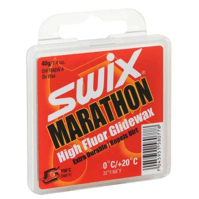 ПАРАФИН SWIX DHF104BW-040 MARATHON 0/+20 40гр в Твери