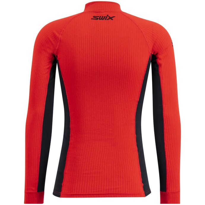 Термофутболка SWIX RaceX с воротн. муж. 40821/99990 красный Swix