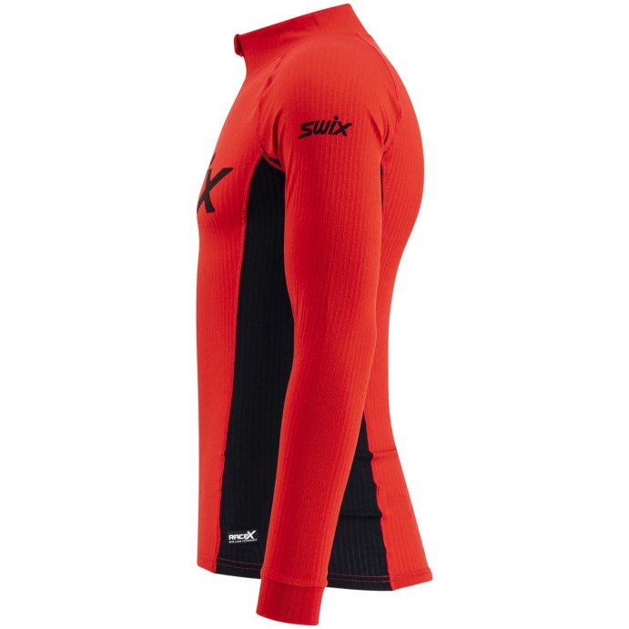 Термофутболка SWIX RaceX с воротн. муж. 40821/99990 красный Swix