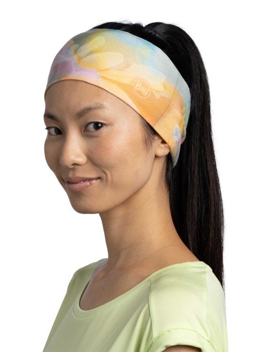 Повязка Buff CoolNet UV Wide Headband Esmerald Seagrove Green 138024.826.10.00