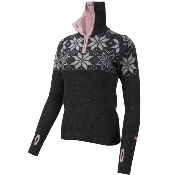 Свитер ULVANG Rav Kiby жен. 77316/11164 угольн./розов.