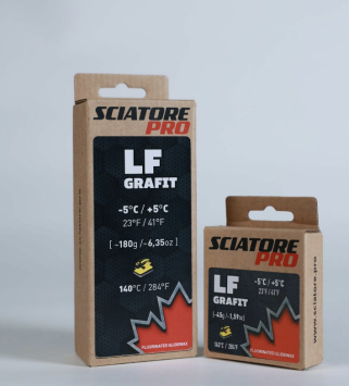 Парафин SCIATORE Pro LF GRAFIT (черный) +5/-5 180 гр