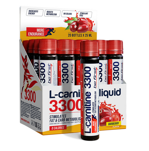 Л-карнитин жидкий Be First L-Carnitine 3300 мг 25мл