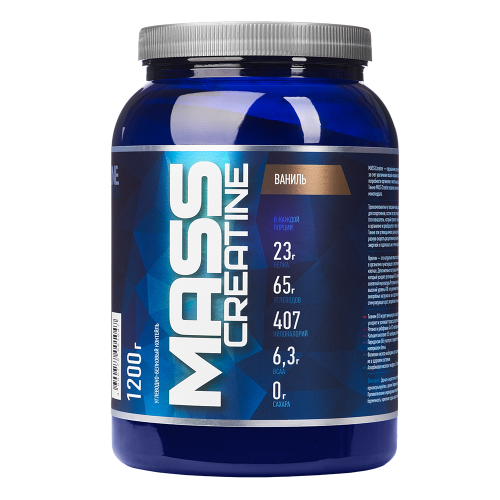 Гейнер МАСС+креатин / MASS+creatine 1200 гр.