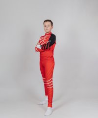 Гоночный костюм Nordski Jr.Pro Red/Black NSJ493910