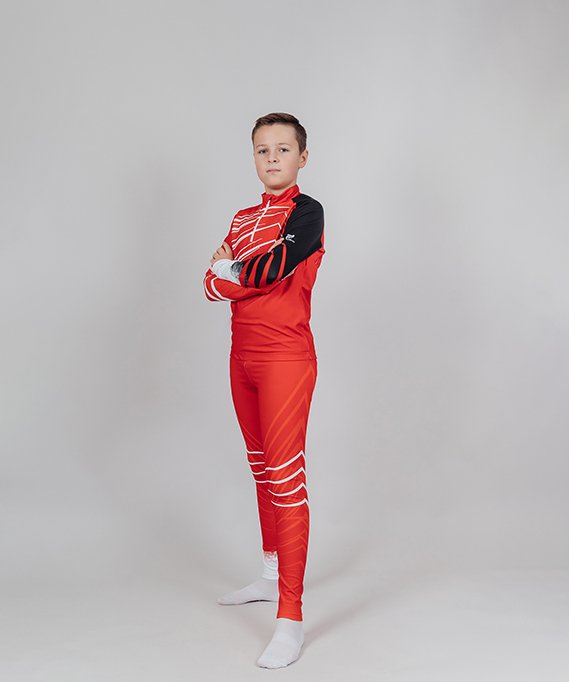 Гоночный костюм Nordski Jr.Pro Red/Black NSJ493910