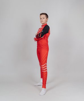 Гоночный костюм Nordski Jr.Pro Red/Black NSJ493910