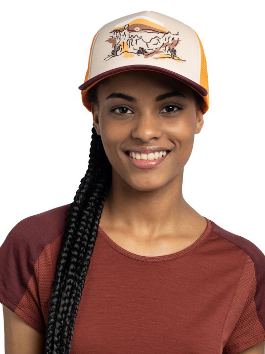 Кепка Buff Trucker Cap Sylva Apricot 135755.210.30.00 (L/XL)