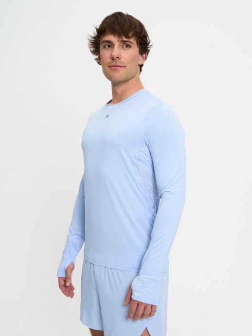 Лонгслив Bivium &quot;Путь&quot; муж. голуб.