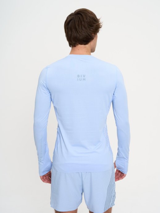 Лонгслив Bivium &quot;Путь&quot; муж. голуб.