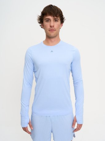 Лонгслив Bivium "Путь" муж. голуб.