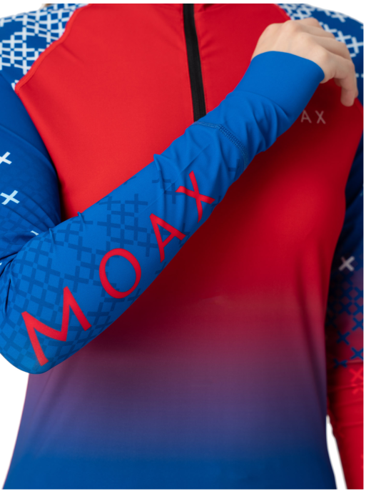 Гоночный костюм MOAX Sirius Race жен. MX215320/75120 синий/красный/белый в Мурманске