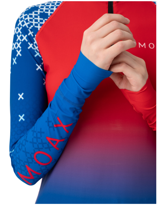 Гоночный костюм MOAX Sirius Race жен. MX215320/75120 синий/красный/белый в Мурманске