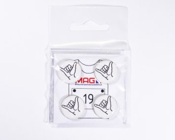 Магнитные держатели для номера "Shaka"