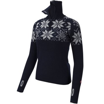 Свитер ULVANG Rav Kiby жен. 77316/75016 синий/сер.меланж