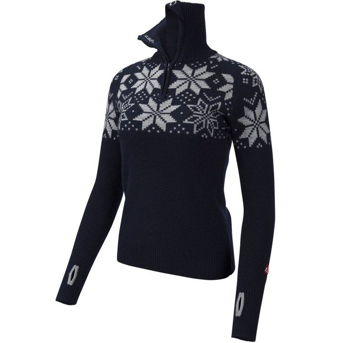 Свитер ULVANG Rav Kiby жен. 77316/75016 синий/сер.меланж в Твери