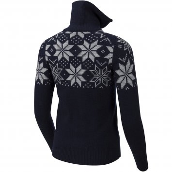 Свитер ULVANG Rav Kiby жен. 77316/75016 синий/сер.меланж